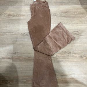 Low Rise Flare Corduroy Pants